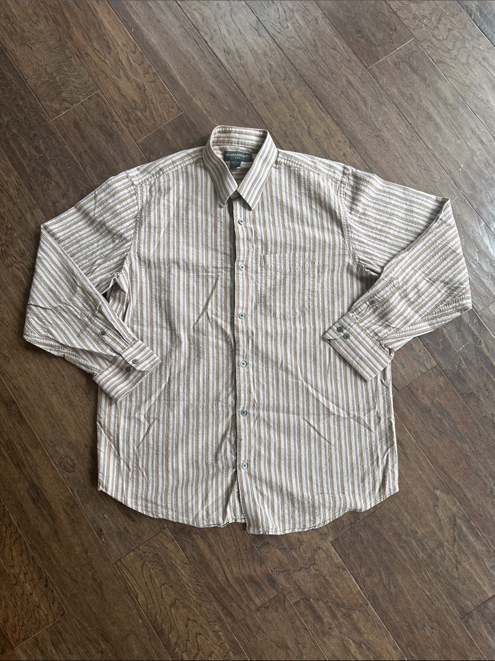 👔 Banana Republic Men's Striped Dress Shirt